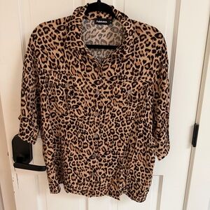 Leopard Print Women's Top